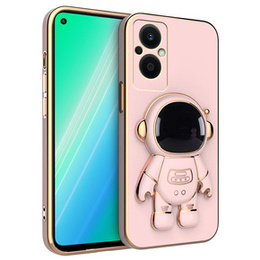 Pouzdro pro Oppo Reno7 Lite 5G, Astronaut, růžové