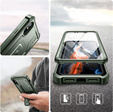 Pancéřové pouzdro pro iPhone X / XS, Dexnor Full Body, zelené
