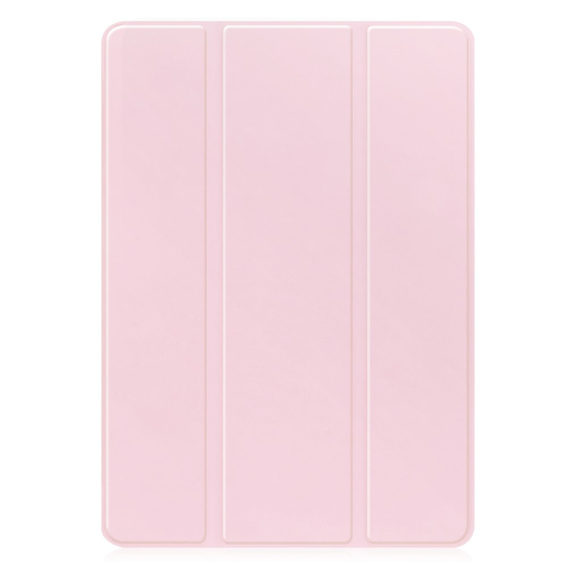 Pouzdro pro Samsung Galaxy Tab S9 FE / S10 FE, Smartcase s prostorem pro stylus, růžové