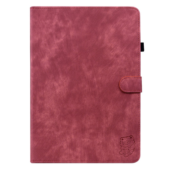 Pouzdro pro Lenovo Tab M9, Wallet Pen Slot, červené