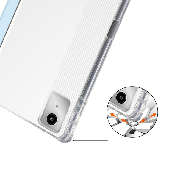 Pouzdro pro Lenovo Tab M11, Smartcase Hybrid, se slotem na stylus, modré