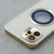 Magnetické pouzdro Dual Glass MagSafe pro iPhone 11, zlaté