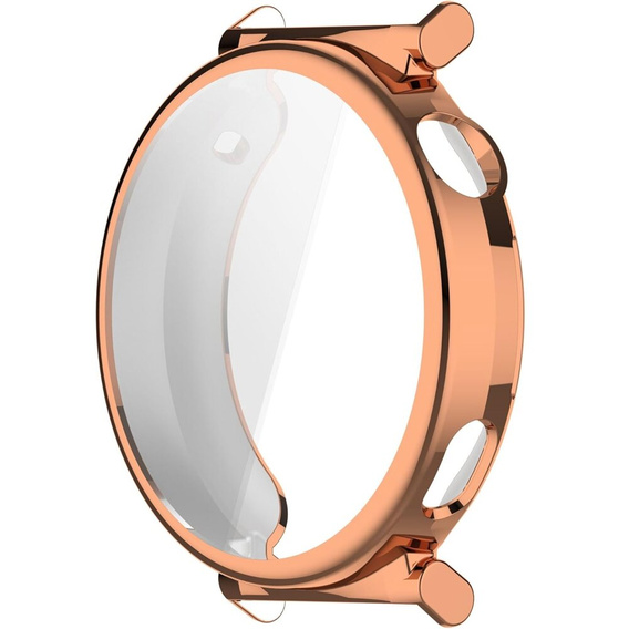 Pouzdro 2v1 s ochranou displeje pro Huawei Watch GT 5 41mm, růžové rose gold