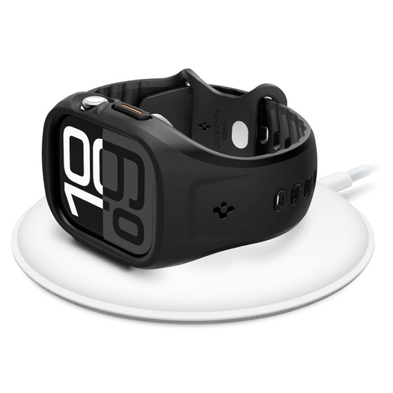 Etui Pasek SPIGEN do Apple Watch 4/5/6/7/SE 44/45mm, Rugged Armor Pro, Charcoal Grey
