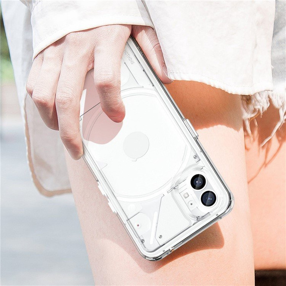 Pouzdro pro Nothing Phone 1, Fusion Hybrid, průhledné