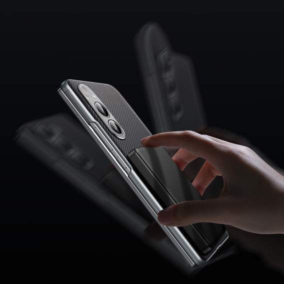 Pouzdro SULADA Carbon Fiber pro MagSafe pro Samsung Galaxy Z Fold6 5G, černé