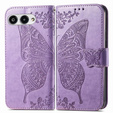 Klopové pouzdro pro T Phone 3 5G, Butterfly, fialové