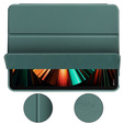 Pouzdro pro iPad Pro 11 2021/2022, Smartcase s prostorem pro stylus, zelené