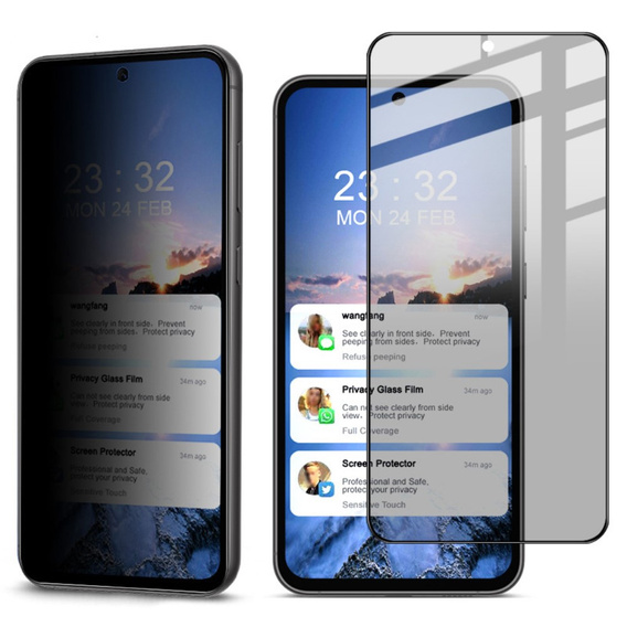 IMAK Privacy Tempered Glass pro Samsung Galaxy S23 FE