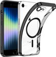Pouzdro pro iPhone 7 Plus / 8 Plus, Electro MagSafe, černé + sklo na displej