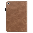 Pouzdro pro Samsung Galaxy Tab A9+, Butterfly, hnědé