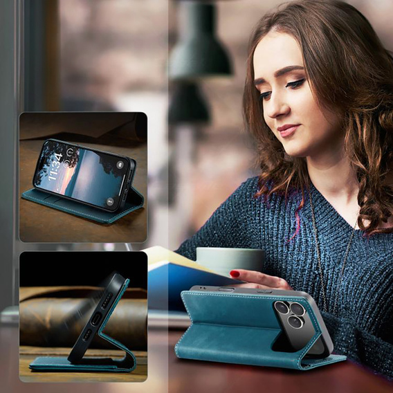 ERBORD Vintage case - flipová peněženka pro iPhone 17 Pro Max