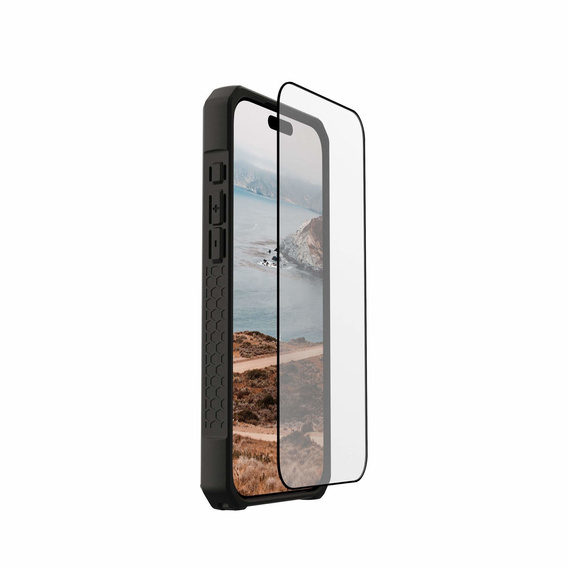 Tvrzené sklo Urban Armor Gear pro iPhone 17 Pro Max, Glass Shield, s montážním rámem