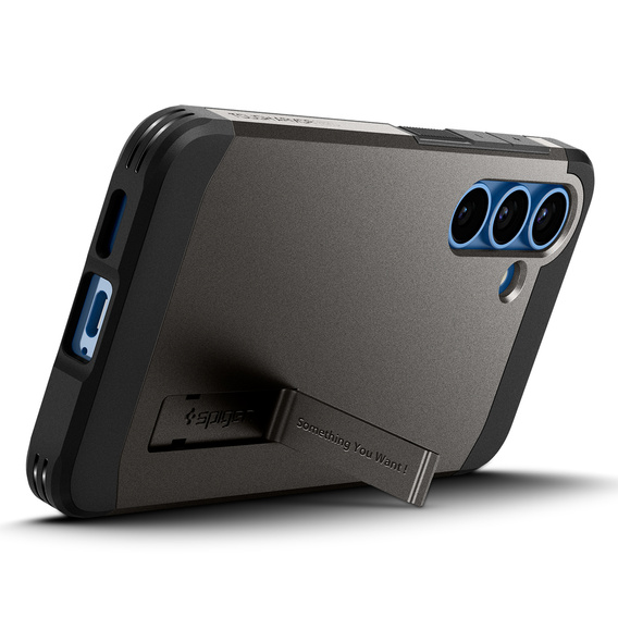 Pouzdro Spigen Tough Armor Mag Gunmetal pro Samsung Galaxy S25