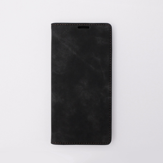 Pouzdro pro Motorola Moto G73, ERBORD Vintage peněženka s klopou, černé