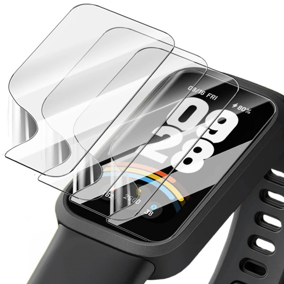 3x ERBORD Hydrogelová fólie pro Xiaomi Smart Band 9 Active
