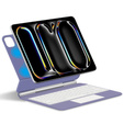 Pouzdro s klávesnicí pro iPad Pro 13" 2024, Magnetic Keyboard Touchpad, fialové