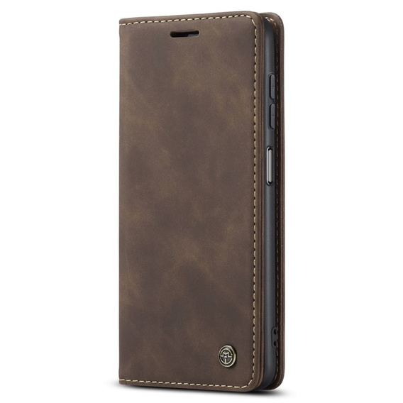 Pouzdro CASEME pro Samsung Galaxy M33 5G, Leather Wallet Case, hnědé