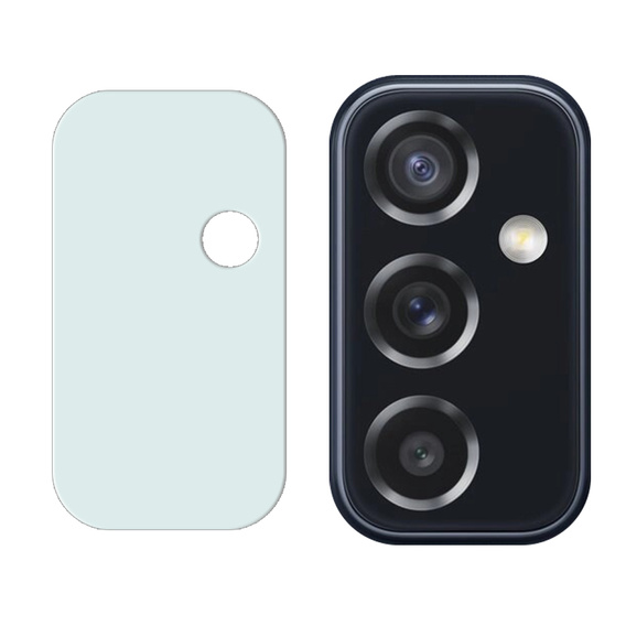 Tvrzené sklo na fotoaparát pro Samsung Galaxy M52 5G, modré