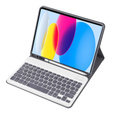 Pouzdro + klávesnice iPad 10.9 2022 10 Gen, Pen Slot, fialové