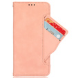 Klopové pouzdro pro OnePlus 12 5G, Card Slot, růžové
