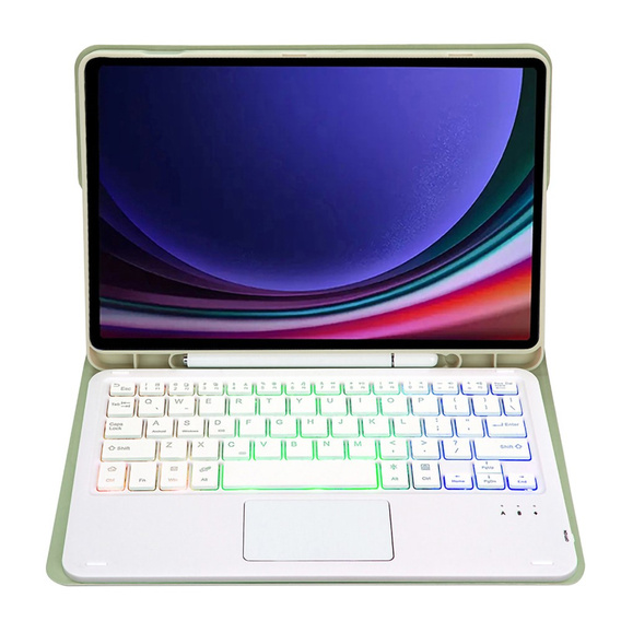 Pouzdro + klávesnice Samsung Galaxy Tab A9+, with touchpad, černé