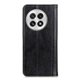 Flipové pouzdro pro OnePlus 13, Split Leather, černé