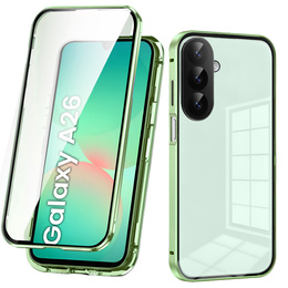 Pouzdro pro Samsung Galaxy A26, Magnetic Dual Glass, zelené