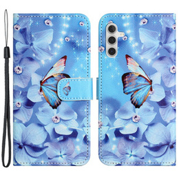 Klopové pouzdro pro Samsung Galaxy M15 5G, Wallet, Flower and Butterfly