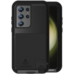 Pouzdro Love Mei pro Samsung Galaxy S23 Ultra, armored without glass, černé