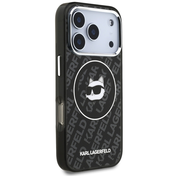 Pouzdro Karl Lagerfeld IML Choupette Head Logo MagSafe pro iPhone 17 Pro Max