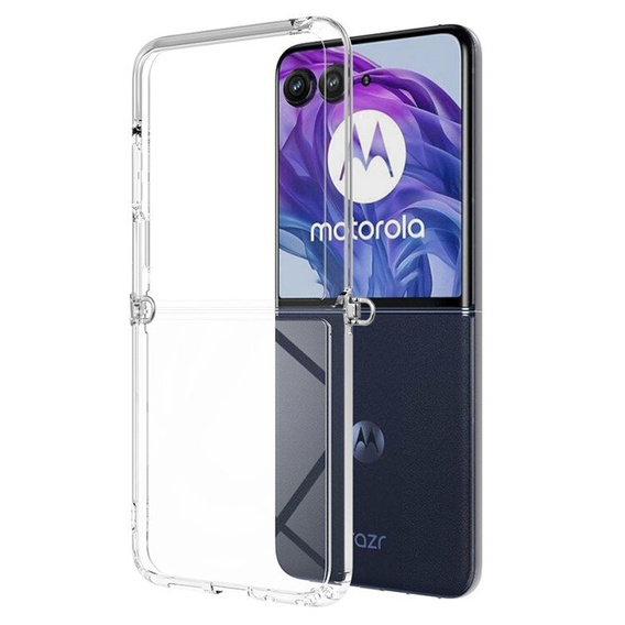 Pouzdro pro Motorola Razr 50 Ultra, Fusion Hybrid, průhledné