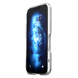 Pouzdro LUPHIE pro iPhone 14 Plus, Armor Bumper, stříbrné