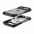Pouzdro Urban Armor Gear pro iPhone 17 Pro Max, Pathfinder MagSafe, Ice/Silver