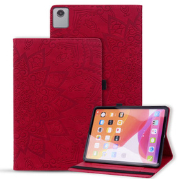 Pouzdro s klopou pro Lenovo Tab M11, flower, červené