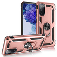 Pancéřové pouzdro pro Samsung Galaxy S20 FE, Nox Case Ring, růžové rose gold