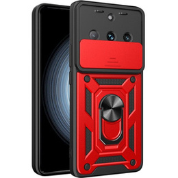 Pouzdro pro Realme 11 Pro 5G / 11 Pro+ 5G, CamShield Slide, červené