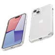 Pouzdro Spigen pro iPhone 15, Ultra Hybrid, průhledné + 9H tvrzené sklo