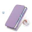 Pouzdro Dux Ducis pro Samsung Galaxy S25 Edge, Skin X Pro, MagSafe, fialové