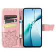 Klopové pouzdro pro Xiaomi Redmi Note 14 4G, Butterfly, růžové rose gold
