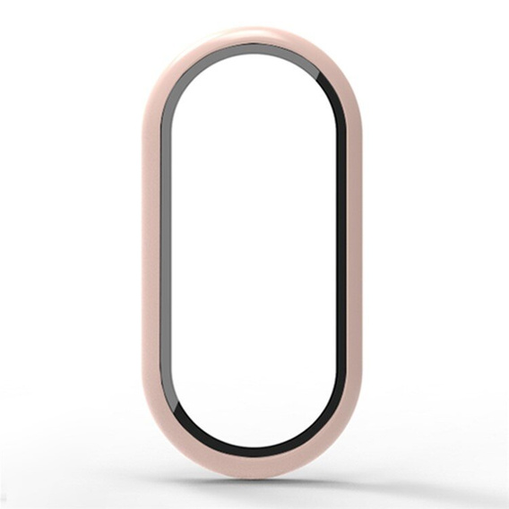 Pouzdro 2v1 + tvrzené sklo pro Xiaomi Smart Band 10 / 9 / 8, růžové