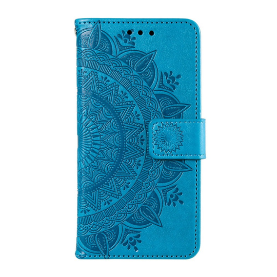 Klopové pouzdro pro Xiaomi Redmi Note 13 Pro 4G / Xiaomi Redmi Note 14S / Xiaomi Poco M6 Pro 4G, Mandala, modré
