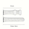 Silikonový řemínek pro Apple Watch 1/2/3/4/5/6/7/8/9/SE/ULTRA/ULTRA 2 42/44/45/49MM