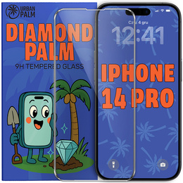 Tvrzené sklo Diamond Palm pro iPhone 14 Pro