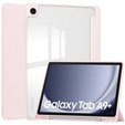 Pouzdro pro Samsung Galaxy Tab A9+, Smartcase Hybrid, se slotem na stylus, růžové