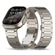 Náramek pro Apple Watch 1/2/3/4/5/6/7/8/9/SE/ULTRA/ULTRA 2 42/44/45/49MM, titanový
