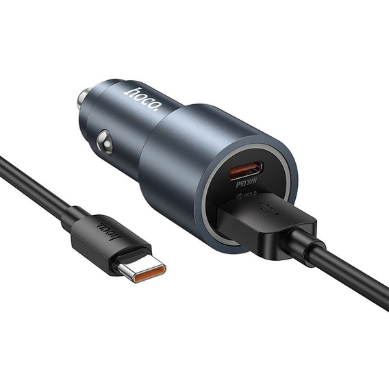Autonabíječka Hoco Z60 USB-A + USB-C 48 W s kabelem