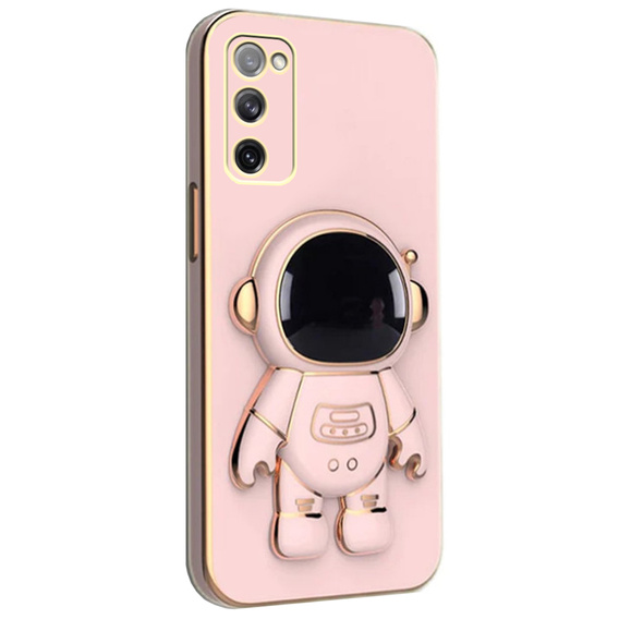 Pouzdro pro Samsung Galaxy S20 FE, Astronaut, růžové rose gold