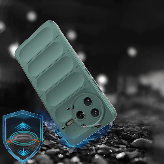 Pouzdro pro Xiaomi Poco F7 Pro, Gaming Shockproof, zelené