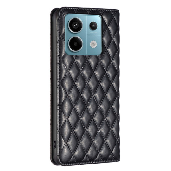 Klopové pouzdro pro Xiaomi Redmi Note 13 Pro 4G / Xiaomi Redmi Note 14S / Xiaomi Poco M6 Pro 4G, Wallet, BINFEN COLOR, černé
